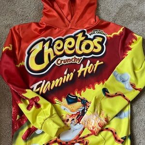 Cheetos flaming hot sweatshirt Small (missing hoodie string)